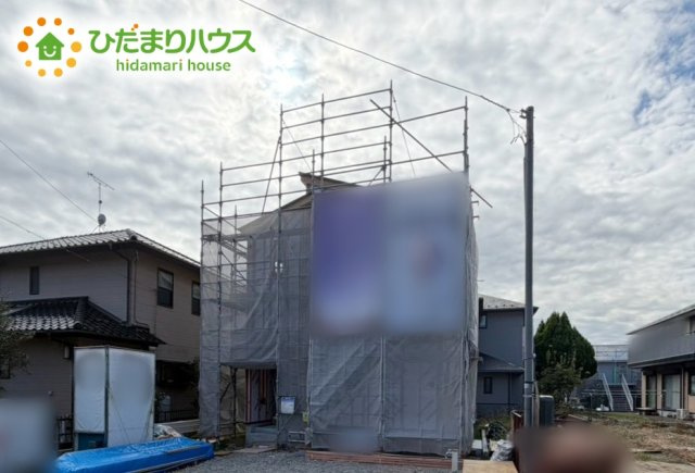 いわき市東田町3期　新築戸建　4号棟の外観|たっぷりの陽光と心地よい風が舞い込む住まい♪