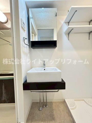 ピアグレース神戸の洗面所