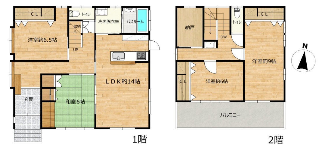 新潟市中央区上近江2丁目の間取り