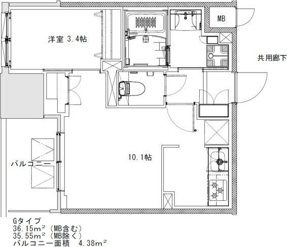 S-RESIDENCE千種belvia TOWER(べルヴィアタワー)の間取り