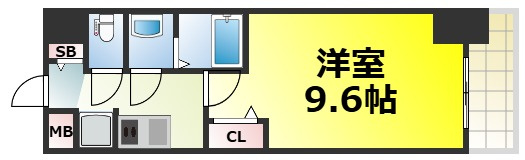 【間取り】 | ソルテラスNAMBAフロント 仲介手数料無料