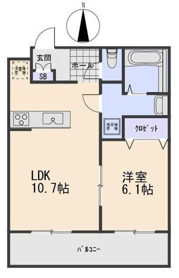 【間取り】 | フラットヒル大和1