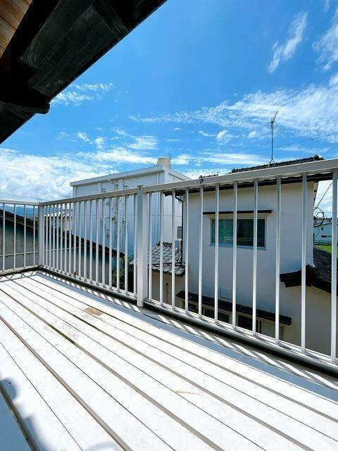八代市永碇町の中古一戸建のバルコニー