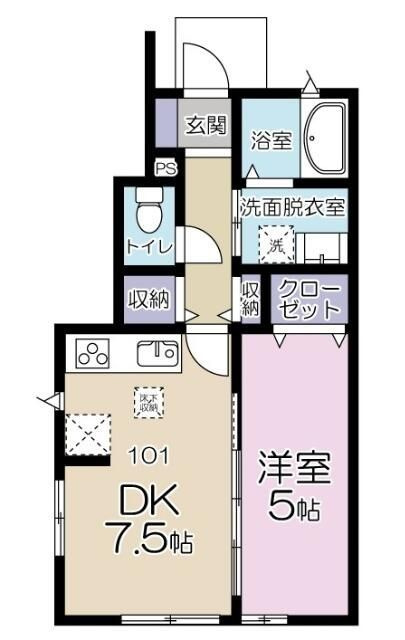 ＢＬＡＮＣ（ブラン）の間取り|間取りです。