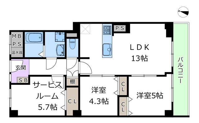 【間取り】 | 関大前スカイハイツA棟 | エイブルにて取扱い可能な住宅ローンは、全部で10種類以上！お客様にピッタリの住宅ローンを当社のFPよりご案内させて頂きます。住宅ローンのご相談だけでも、お気軽にご相談下さいませ。