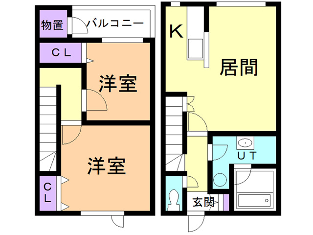 東町グレイスタウンＡの間取り