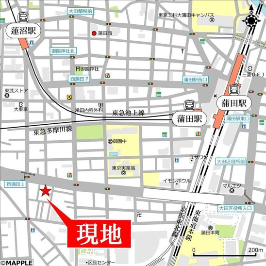 【地図】ホワイト・ルミエ 