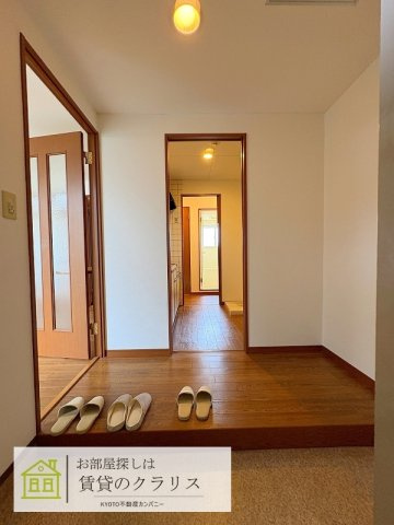 奥田マンション（西京極）の玄関