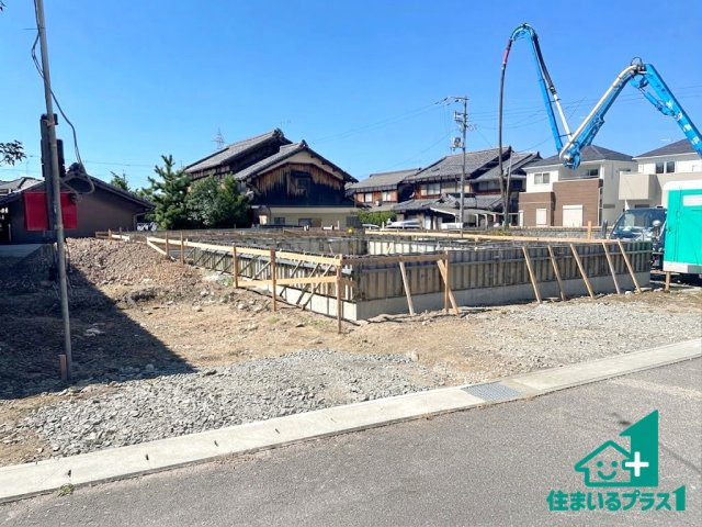 ★近江八幡市安土町桑実寺　第1期　新築一戸建ての外観|現在建築中！落ち着いた街並みで新生活を始めることが出来そう！周辺の物件も併せてご紹介させて頂きます！