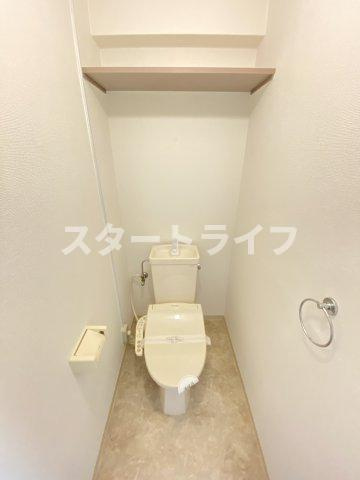 大阪市東淀川区東中島１丁目の賃貸マンションのトイレ