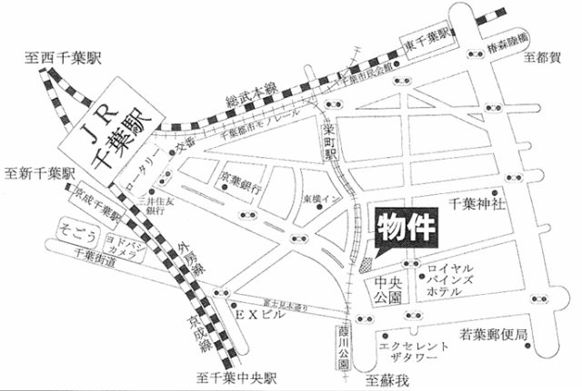 ＣＩ－２５ビルの地図