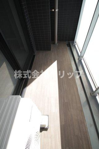 Le'a横濱コアフォートのバルコニー