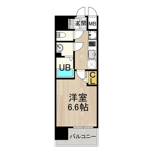 メルディア大正DCの間取り