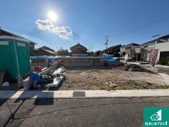 近江八幡市安土町桑実寺　第1期　新築一戸建ての外観|周辺は落ち着いた街並みの住宅地！子育てがしやすい住環境です！まだ未完成ですが、現地でしかわからない事もございます。是非一度ご覧ください。
