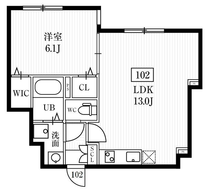ミハス幡ヶ谷の間取り