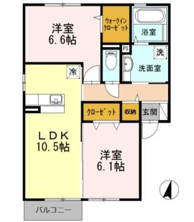 【間取り】 | ショコラコート2