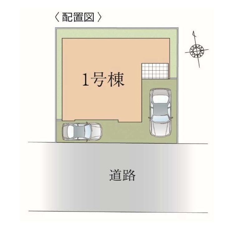 松戸市六高台２丁目新築戸建【六実第三小学校：6分】の間取り|区画配置図