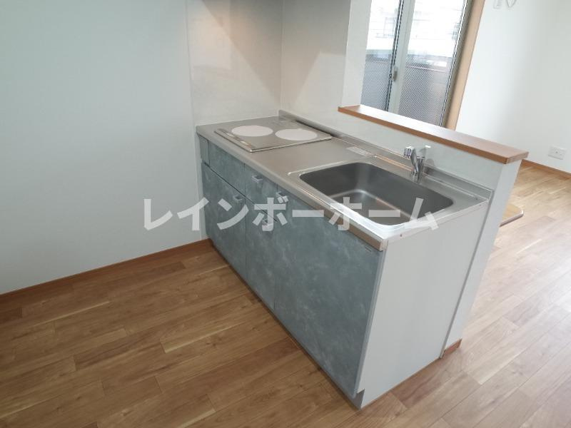 江戸川区中葛西２丁目のアパートのキッチン