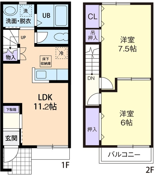 ラフィーネ小松の間取り