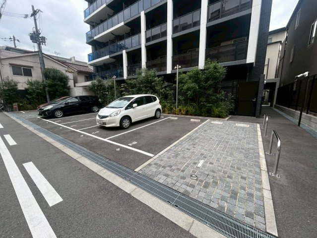 メルディア大正DCの駐車場