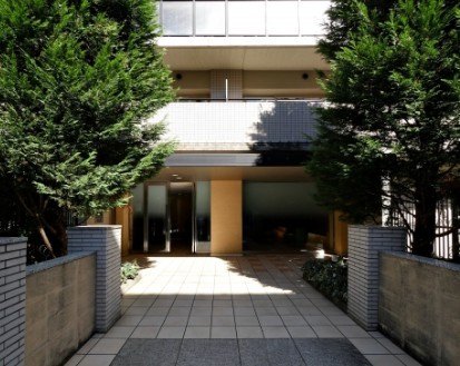 文京区水道２丁目の賃貸マンションのエントランス