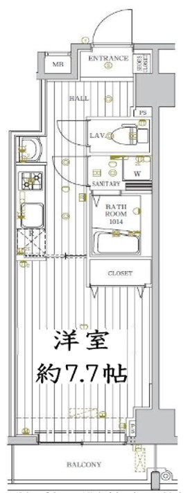 レガリス門前仲町の間取り