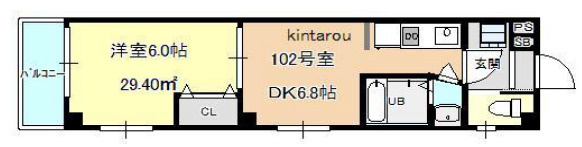ダイヤレジデンスチバの間取り