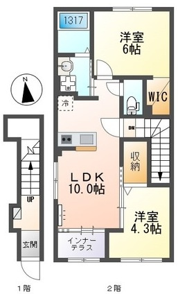 サンライズ南陽の間取り