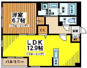 【間取り】 | パティオフェリス