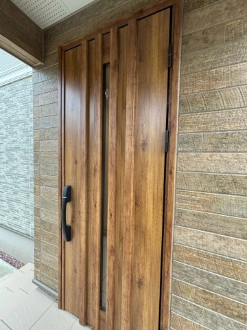 根戸戸建の玄関|毎日通る玄関はこちらです