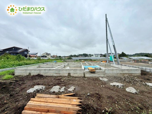 那珂市瓜連第15　新築戸建　1号棟の外観|周辺は緑も多く、スーパーやドラックストアも近い為、住環境良好です♪