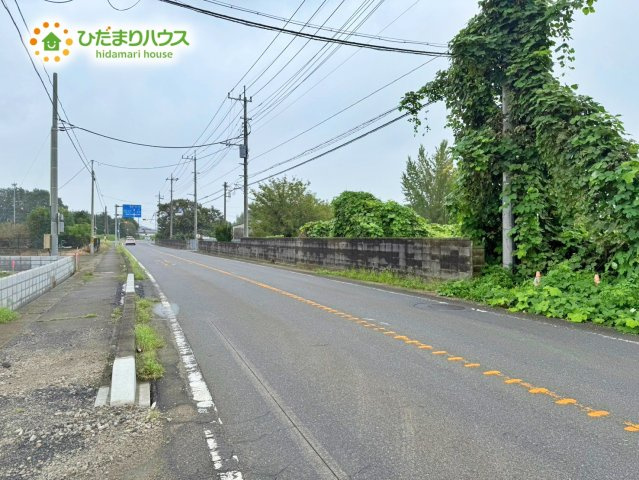 那珂市瓜連第15　新築戸建　1号棟の前面道路含む現地写真|周辺商業施設・教育施設充実♪
