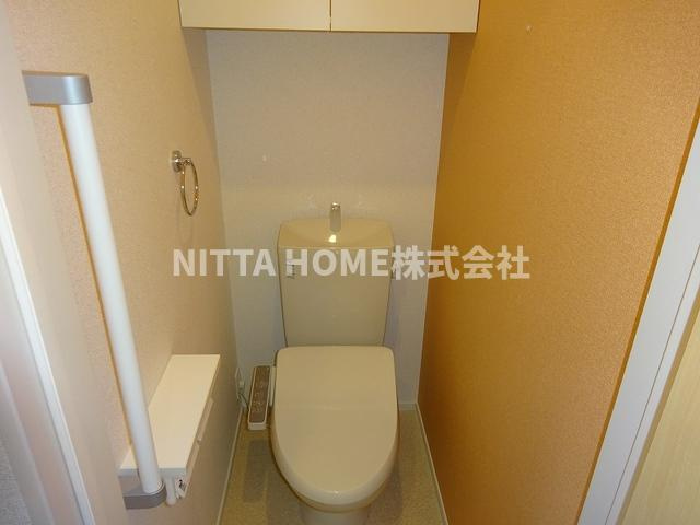 メゾンフランＦのトイレ|温水洗浄付きのトイレになります◎