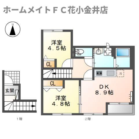【間取り】 | ロワ・セリシールＭ