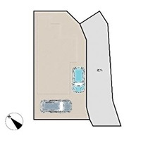 藤沢市葛原　中古戸建の区画図