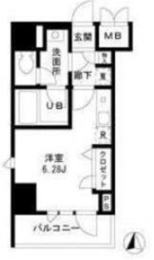 モンパレ入谷の間取り