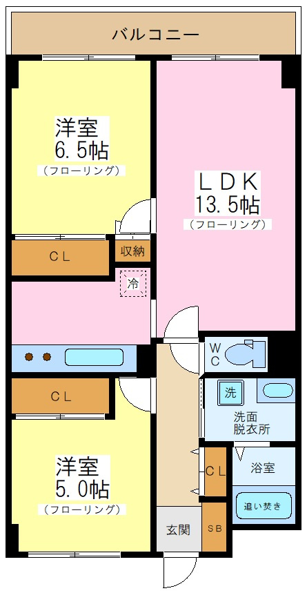 セレッソ幡ヶ谷の間取り