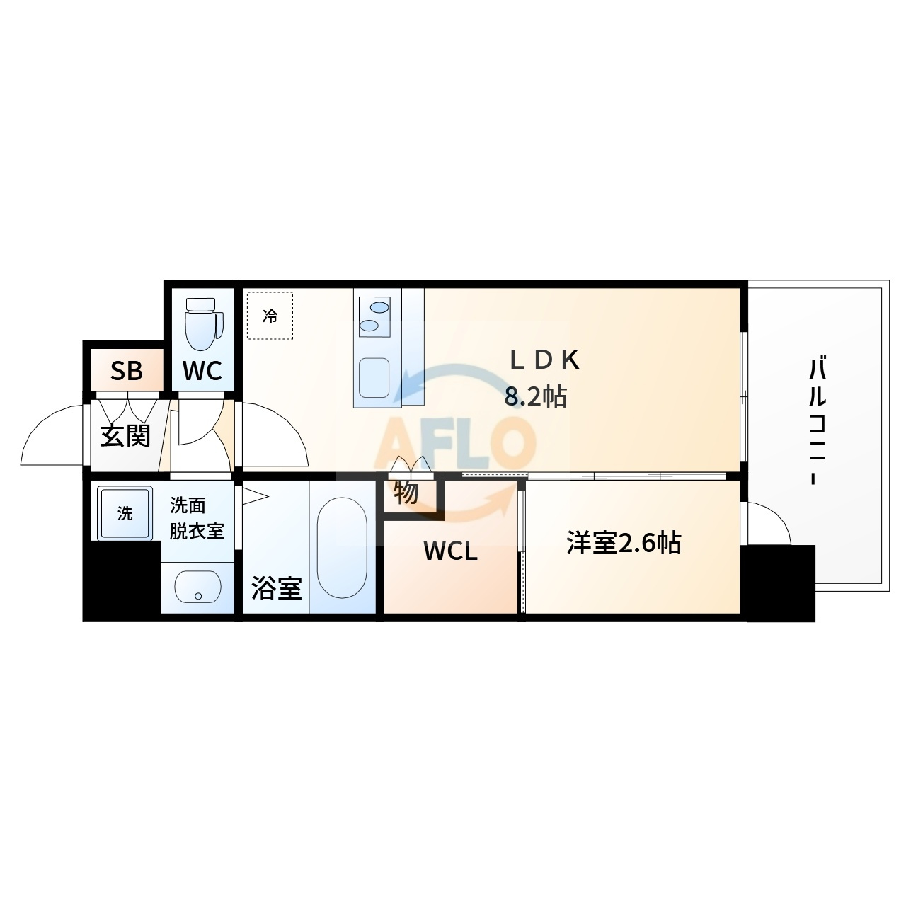 セレニテ蒲生四丁目駅前アリエの間取り|セレニテ蒲生四丁目駅前アリエ　間取り