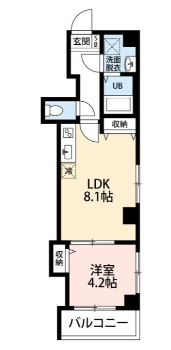 ルル浅草千束の間取り