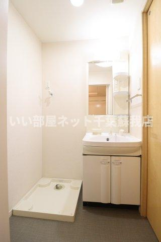リブリ・MSハイツ 弐番館の洗面所|脱衣スペースもあります
