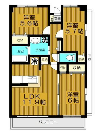 【間取り】 | ヴィーエクレール２