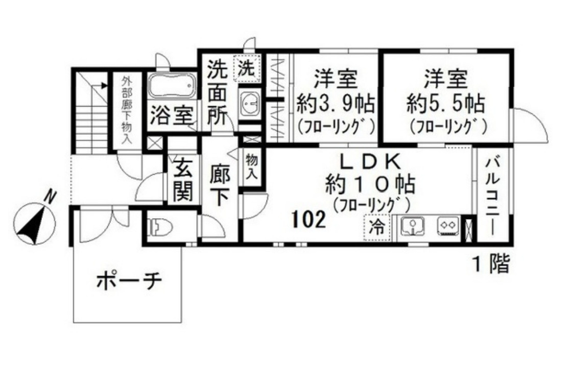 メゾン ド トビーの間取り