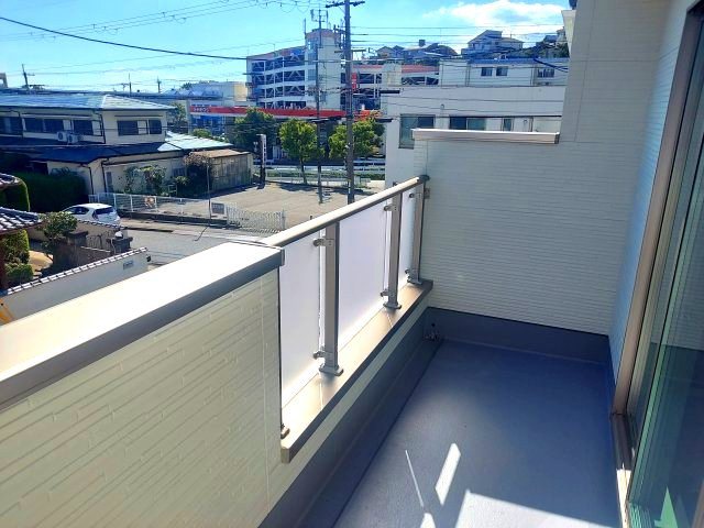 宝塚市中山五月台2丁目新築一戸建のバルコニー