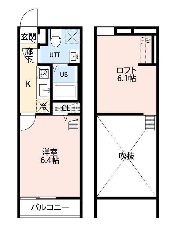 KUKUNA 松戸の間取り|間取りです。