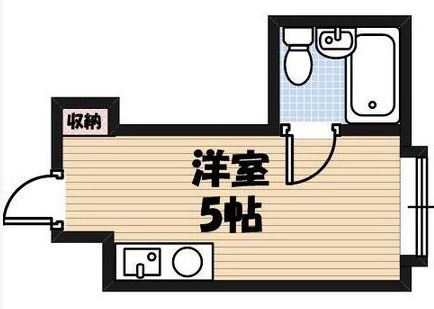 大阪市都島区　京橋ハイツの間取り
