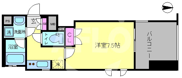 KAISEI本町の間取り|KAISEI本町　開放感ある間取り
