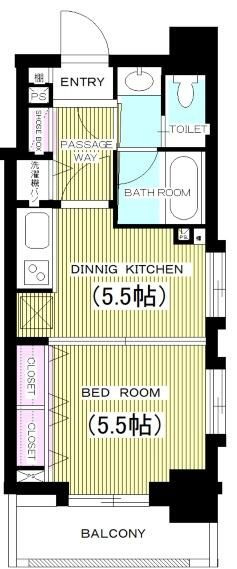 ライオンズマンション西麻布シティの間取り