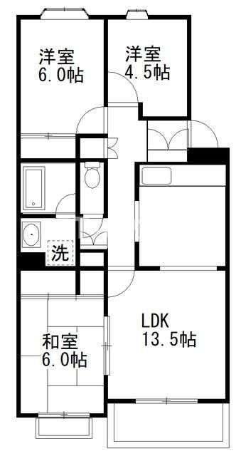 Ｔ’ｓ　ｇａｒｄｅｎ習志野台の間取り