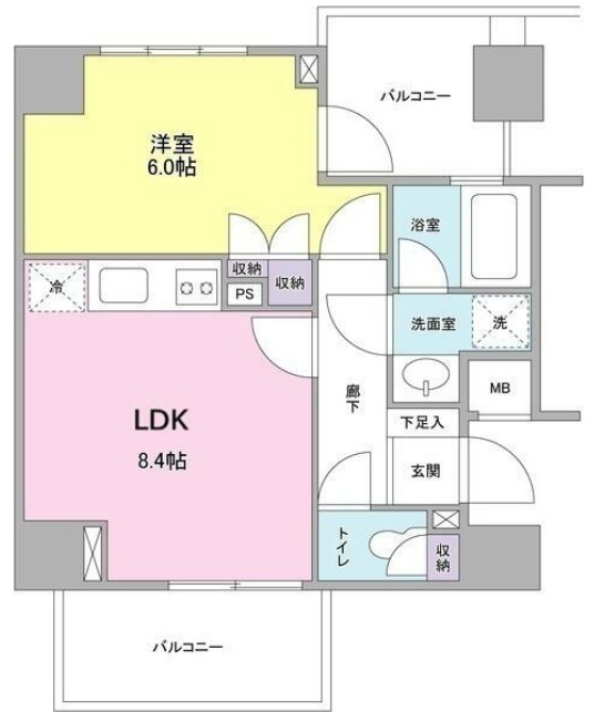 Ｋ’ｓ新中野の間取り|間取りです。