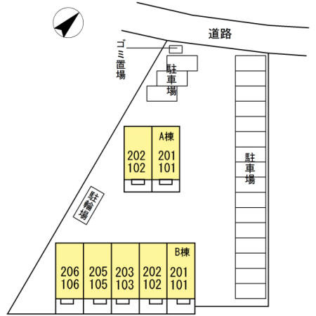 AXIS Aの区画図